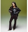 BACK SLIT COMPACT L/S TOP