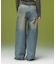 LOGO MARK STITCHED DENIM PANTS