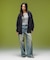 LOGO MARK STITCHED DENIM PANTS