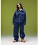 LOGO MARK STITCHED DENIM PANTS