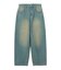 LOGO MARK STITCHED DENIM PANTS