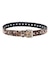 FAUX CALF HAIR LEATHER XG BELT
