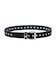 FAUX CALF HAIR LEATHER XG BELT