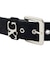 FAUX CALF HAIR LEATHER XG BELT