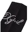 SCRIPT LOGO HIGH SOCKS