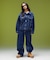 LOGO MARK STITCHED DENIM JACKET