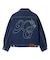 LOGO MARK STITCHED DENIM JACKET