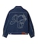 LOGO MARK STITCHED DENIM JACKET