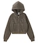 STUDDED XG LOGO ZIP UP SWEAT COMPACT HOODIE