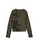 HEAVY DISTRESSED LOGO L/S BABY TEE