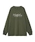 FADED RHINESTONE STARDUST LOGO L/S BIG TEE DRESS