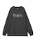 FADED RHINESTONE STARDUST LOGO L/S BIG TEE DRESS