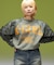 JERSEY MIX CREWNECK TOP