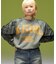 JERSEY MIX CREWNECK TOP
