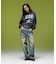 JERSEY MIX CREWNECK TOP