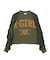 JERSEY MIX CREWNECK TOP