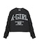 JERSEY MIX CREWNECK TOP