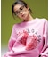 STRAWBERRY AND LOGO JACQUARD KNIT TOP