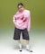 STRAWBERRY AND LOGO JACQUARD KNIT TOP