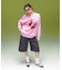 STRAWBERRY AND LOGO JACQUARD KNIT TOP