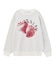 STRAWBERRY AND LOGO JACQUARD KNIT TOP
