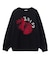 STRAWBERRY AND LOGO JACQUARD KNIT TOP