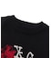 STRAWBERRY AND LOGO JACQUARD KNIT TOP