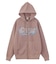 LETTERING SPRAY LOGO ZIP UP SWEAT HOODIE