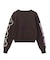 NUMBER JACQUARD COMPACT KNIT TOP