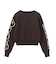 NUMBER JACQUARD COMPACT KNIT TOP