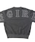 FADED BIG PATCH CREWNECK SWEATSHIRT