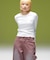 FADED 2WAY WIDE LEG WORK PANTS