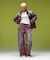 FADED 2WAY WIDE LEG WORK PANTS