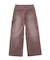 FADED 2WAY WIDE LEG WORK PANTS