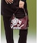 FAUX LEATHER FACE HANDBAG