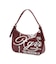 FAUX LEATHER FACE HANDBAG