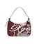 FAUX LEATHER FACE HANDBAG