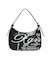 FAUX LEATHER FACE HANDBAG