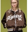 LOGO AND NUMBER VARSITY JACKET