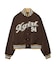 LOGO AND NUMBER VARSITY JACKET