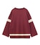 LACED UP FOOTBALL L/S TOP