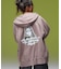 BRUSHED COLLAGE GRAPHIC FACE PATCH ZIP UP SWEAT HOODIE