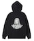 BRUSHED COLLAGE GRAPHIC FACE PATCH ZIP UP SWEAT HOODIE