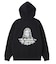 BRUSHED COLLAGE GRAPHIC FACE PATCH ZIP UP SWEAT HOODIE