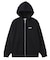 BRUSHED COLLAGE GRAPHIC FACE PATCH ZIP UP SWEAT HOODIE