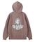 BRUSHED COLLAGE GRAPHIC FACE PATCH ZIP UP SWEAT HOODIE