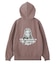 BRUSHED COLLAGE GRAPHIC FACE PATCH ZIP UP SWEAT HOODIE