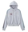 LOGO PATCHED ZIP UP JERSEY COMPACT HOODIE