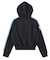 LOGO PATCHED ZIP UP JERSEY COMPACT HOODIE