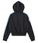 LOGO PATCHED ZIP UP JERSEY COMPACT HOODIE